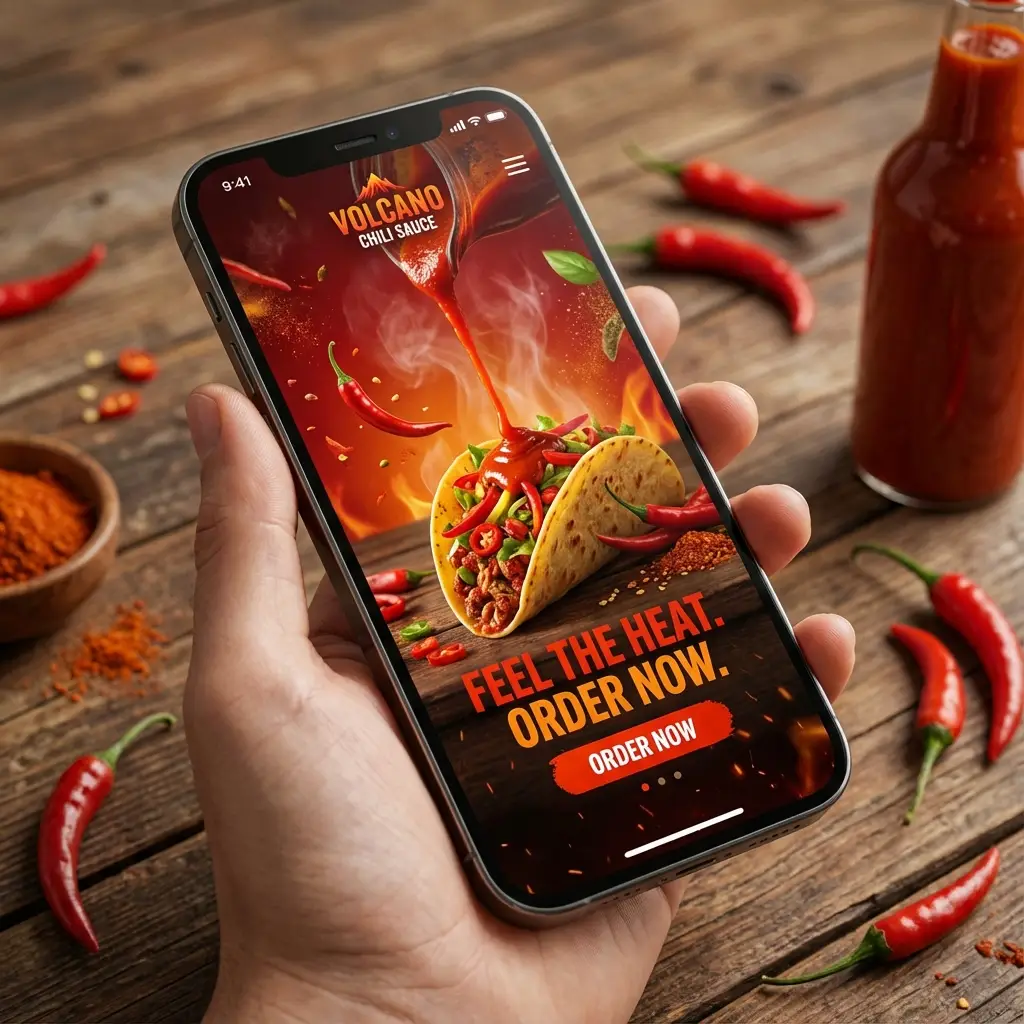 Preview Landing Page Sambal Bawang